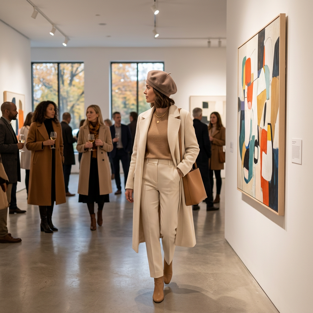 Autumn Art Gallery Opening Lifestyle
